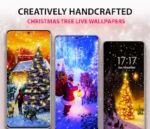 Christmas Tree Live Wallpaper Captura de pantalla 1