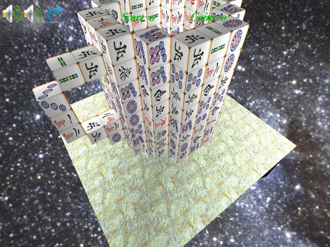 Mahjong 3D Cube Solitaire Captura de pantalla 1