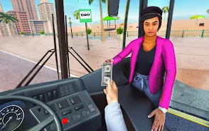 Bus Driving Sim- 3D Bus Games स्क्रीनशॉट 0