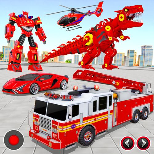 Fire Truck Robot Car Game應用截圖第0張