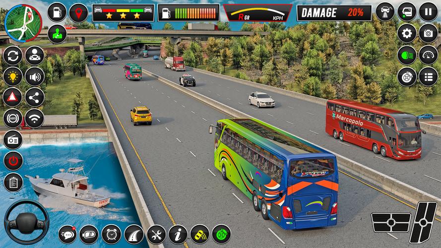 US Bus Simulator Driving Game Captura de tela 0