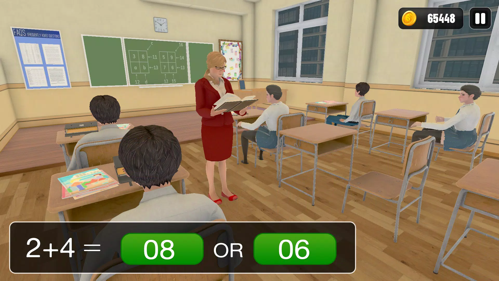 School Teacher Games 3D Captura de tela 0