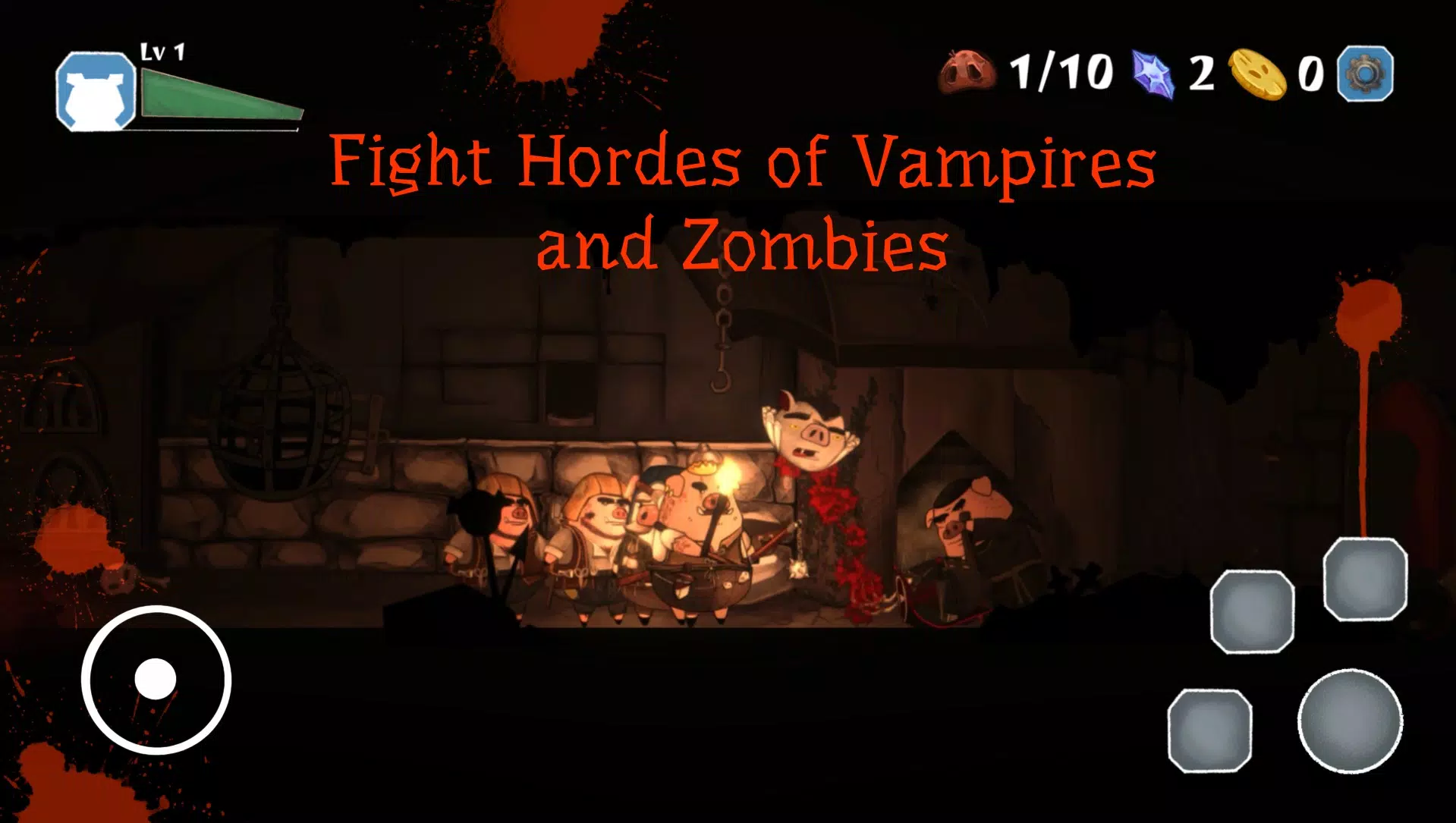 Pigs Wars: Vampire Blood Moon Capture d'écran 2