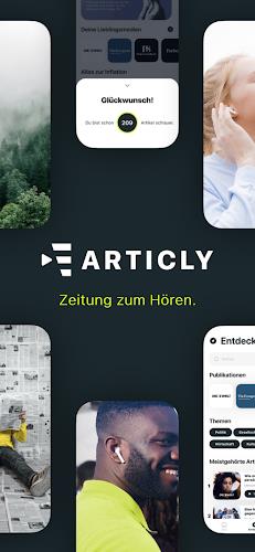 ARTICLY - Zeitung zum Hören Ảnh chụp màn hình 0