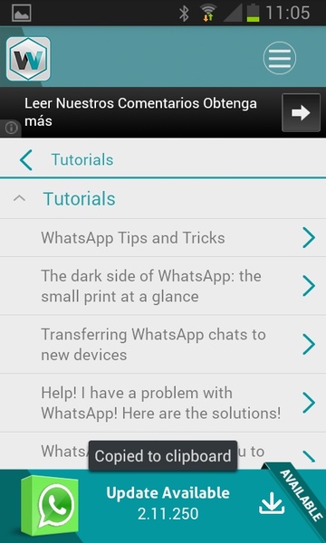 Update WhatsApp Captura de tela 1