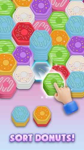 Donut Stack Sort Captura de tela 0