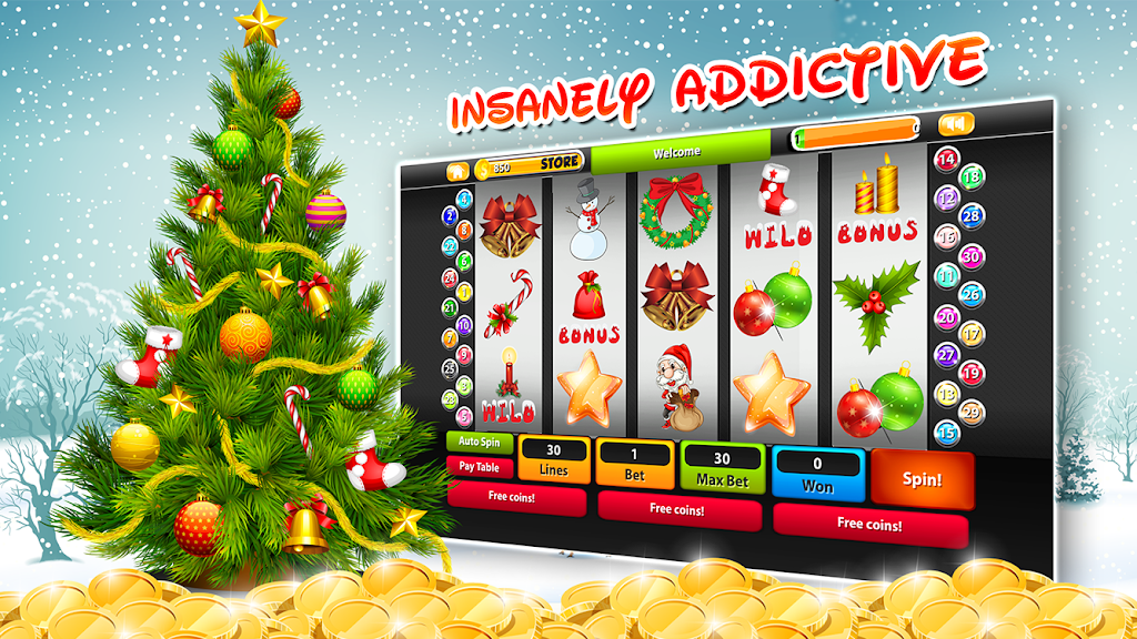 Christmas Slots Casino スクリーンショット 1