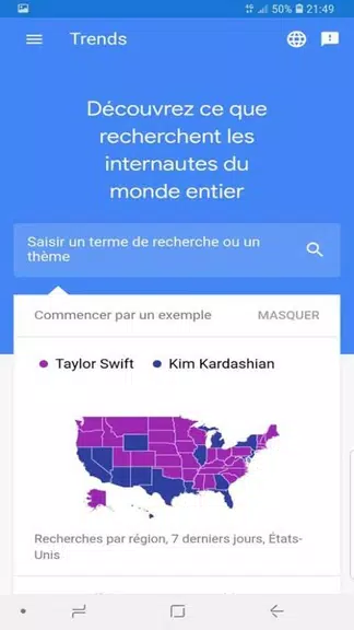 trends google Capture d'écran 0