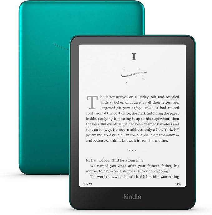 Amazon Kindle Paperwhite Signature Edition ใหม่ทั้งหมด (32 GB)-Jade โลหะ