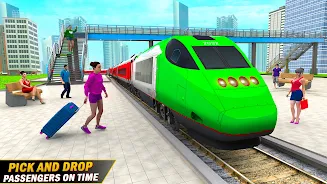 Schermata City Train Driving Train Games 1