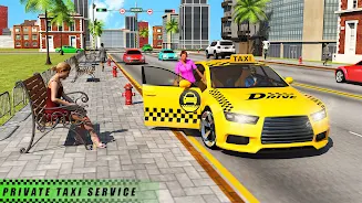 USA Taxi Car Driving: Car Game应用截图第1张