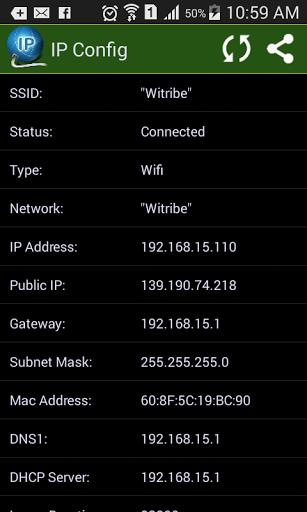 IPConfig - What is My IP? Tangkapan skrin 0