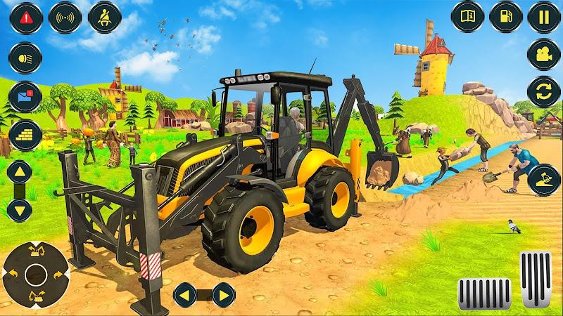 Village Excavator JCB Games スクリーンショット 3