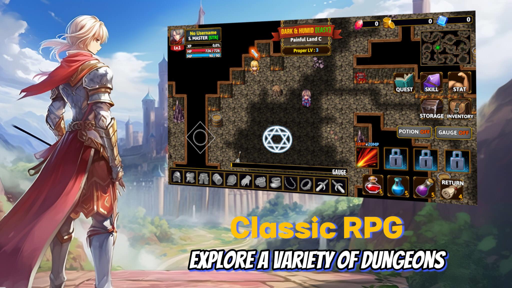 Darkside Dungeon roguelike rpg スクリーンショット 2