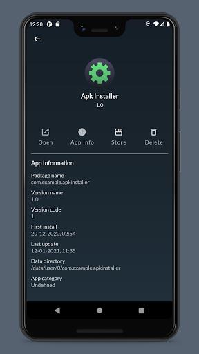 Apk Installer Lite (Package Manager) Ảnh chụp màn hình 1