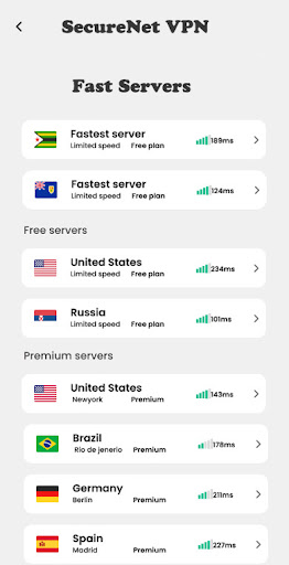 SecureNet VPN: Fast & Secure Screenshot 3