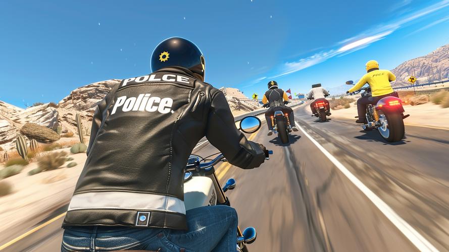 Police Bike Pursuit Highway应用截图第1张