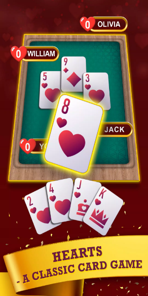 Hearts: Classic Card Game Fun應用截圖第0張