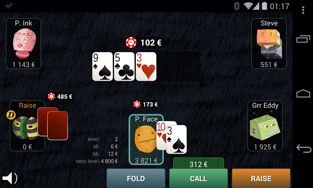 Bots Don't Bluff Offline Poker Capture d'écran 0