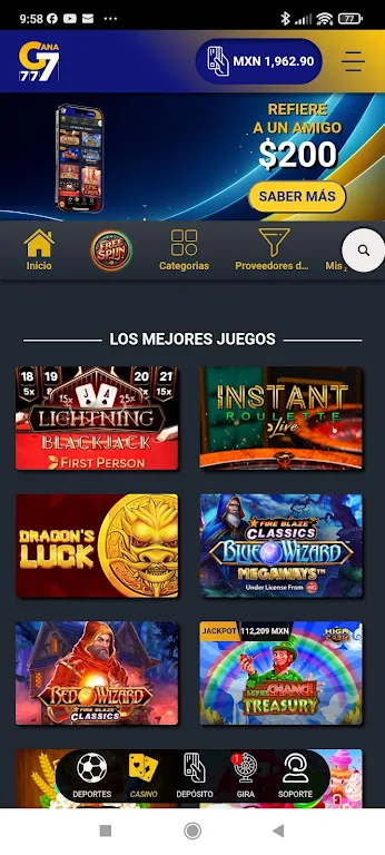 Gana777 Apuestas y Casino ภาพหน้าจอ 3