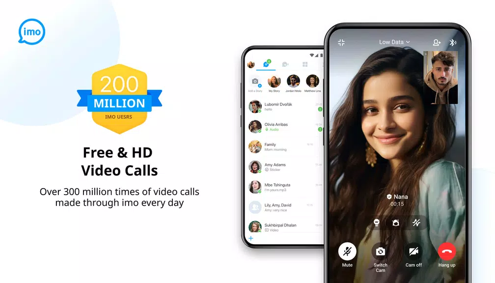 imo Lite -video calls and chat ภาพหน้าจอ 0