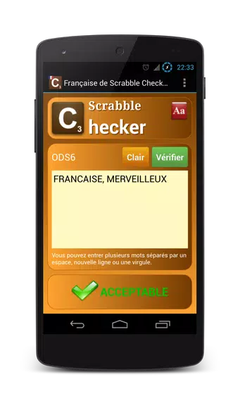 Word Checker - French スクリーンショット 0
