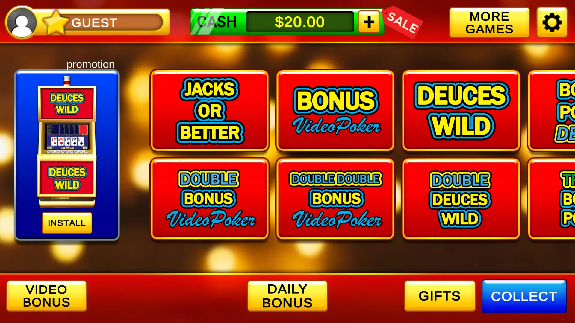 Video Poker Casino Ảnh chụp màn hình 3