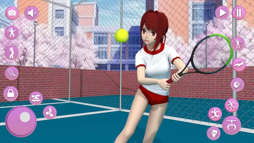 Anime School Girl Simulator 3D Tangkapan skrin 1