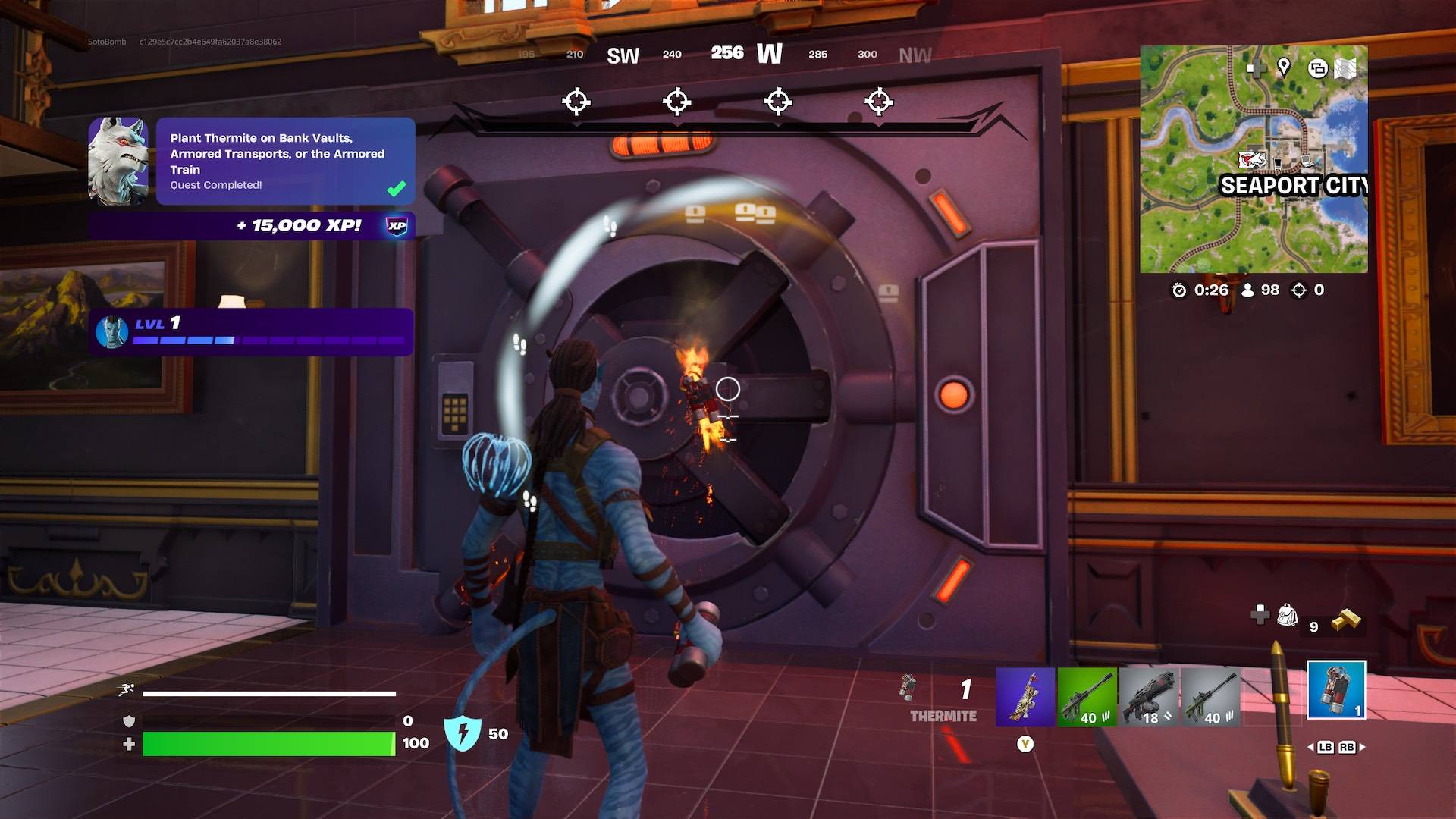 «Обнаружение и использование термита в Fortnite Глава 6 Сезон 2»
