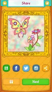 Butterfly Coloring Pages Capture d'écran 3