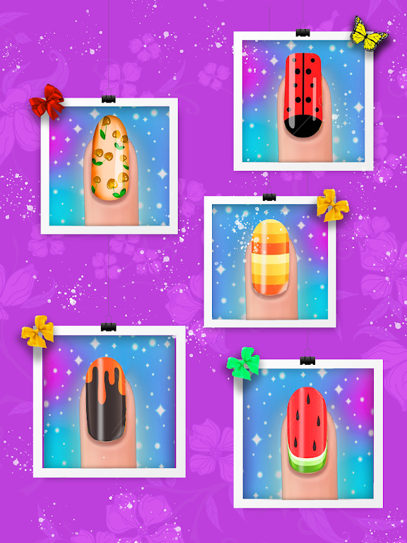 Fashion Nail Polish Salon Game Tangkapan skrin 3