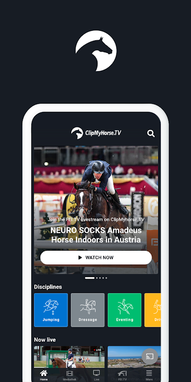 ClipMyHorse.TV & FEI.TV Ekran Görüntüsü 0