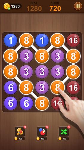 Merge bubble - Number game Zrzut ekranu 3