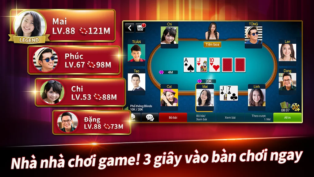 Đấu Trường Poker應用截圖第1張