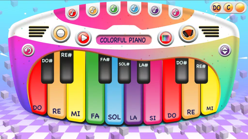 Colorful Piano Ekran Görüntüsü 0