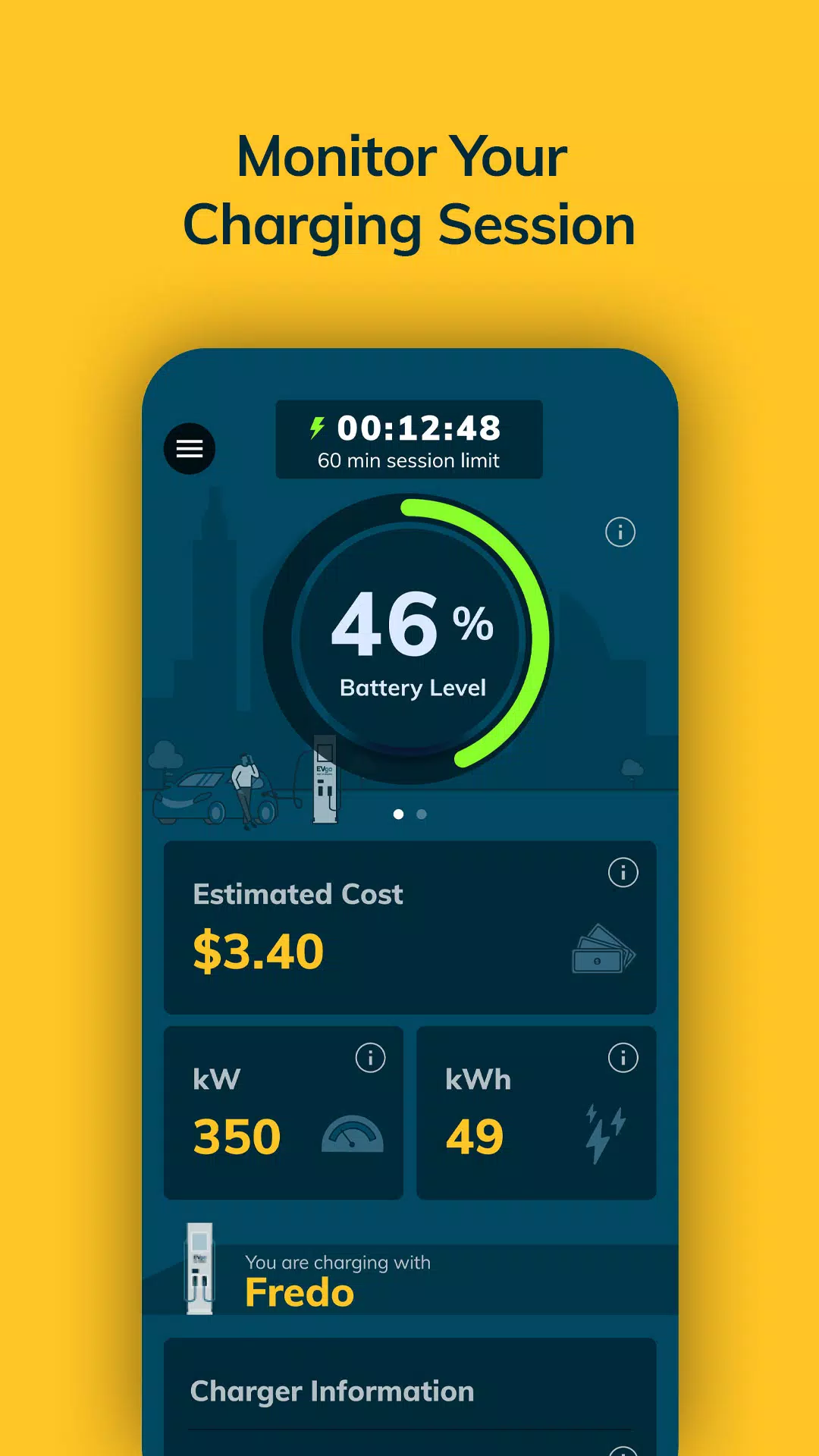 EVgo - Fast EV Charging Tangkapan skrin 1