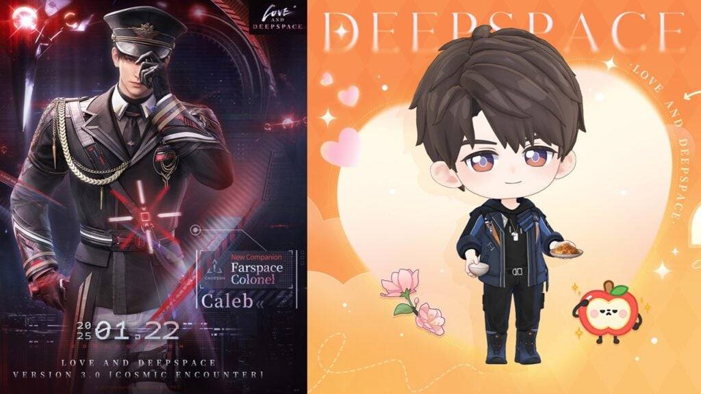 Love and Deepspace版本3.0：Cosmic Concounter PT 2以Caleb Drops為特征！