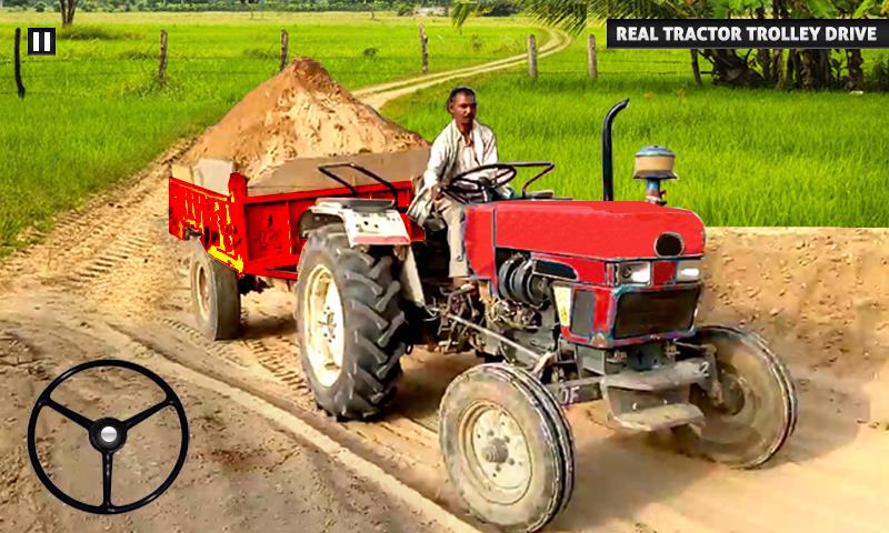 Tractor Trolley Cargo Tractor Captura de tela 1