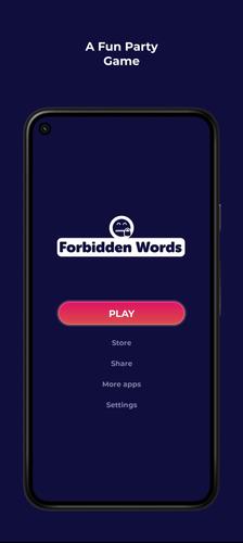 Forbidden Words - Party game Скриншот 0