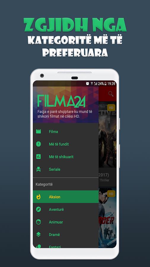 FILMA24 — Filma me titra shqip应用截图第1张