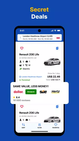 EconomyBookings Car Rental Schermafbeelding 3