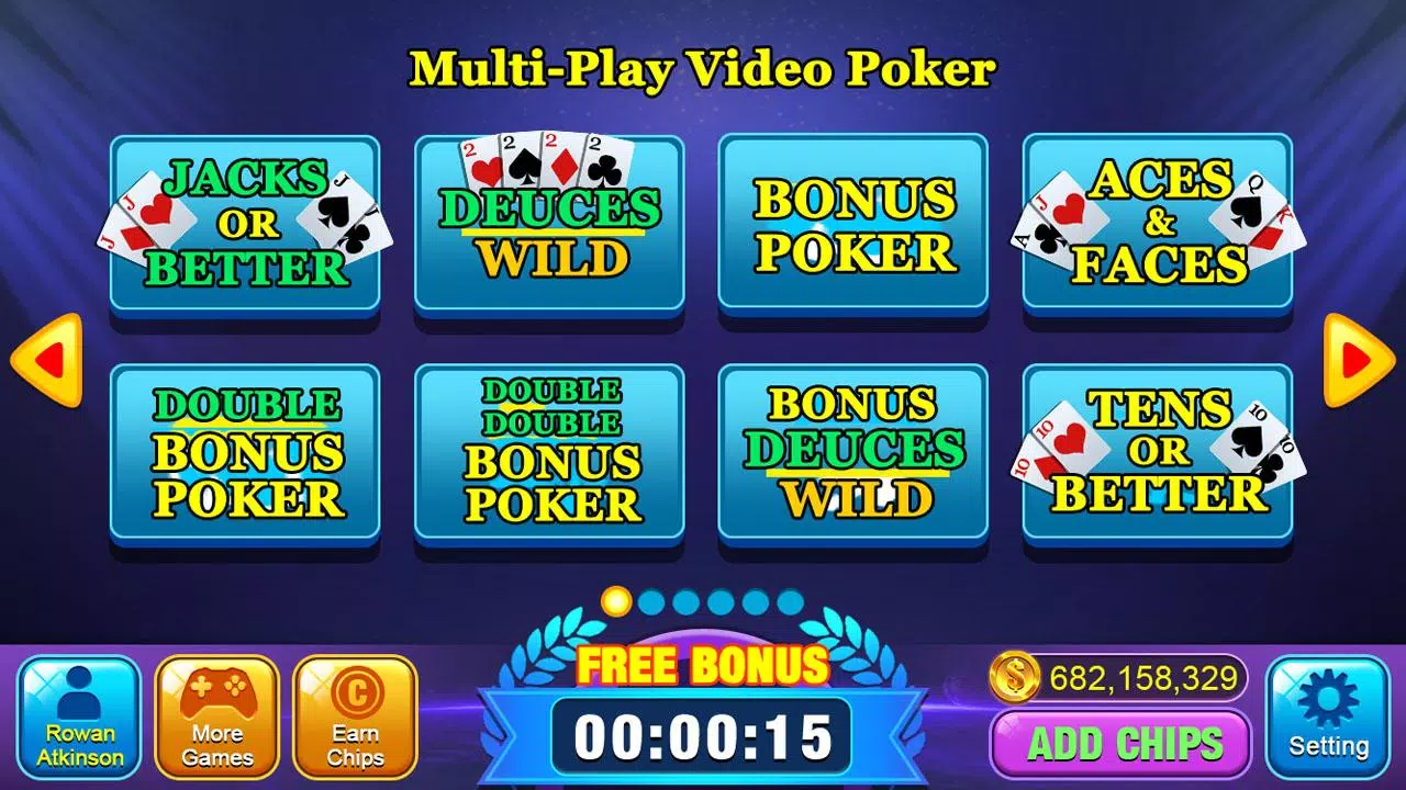 Video Poker Games - Multi Hand स्क्रीनशॉट 0