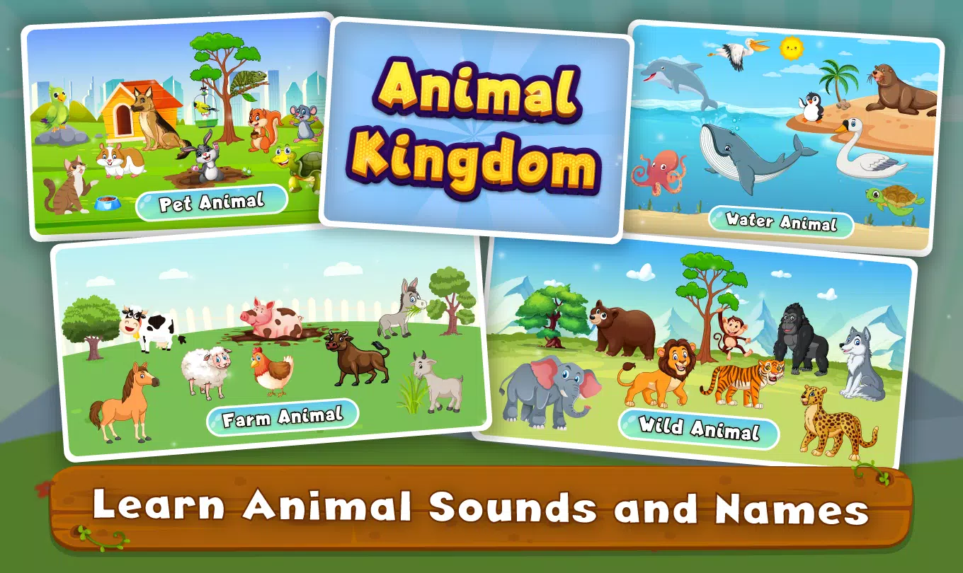 Kids Animal Sounds & Games Screenshot 2