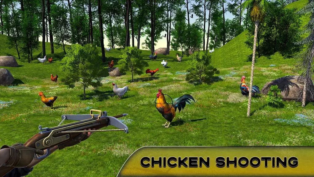 Chicken Hunting Challenge Game Schermafbeelding 1