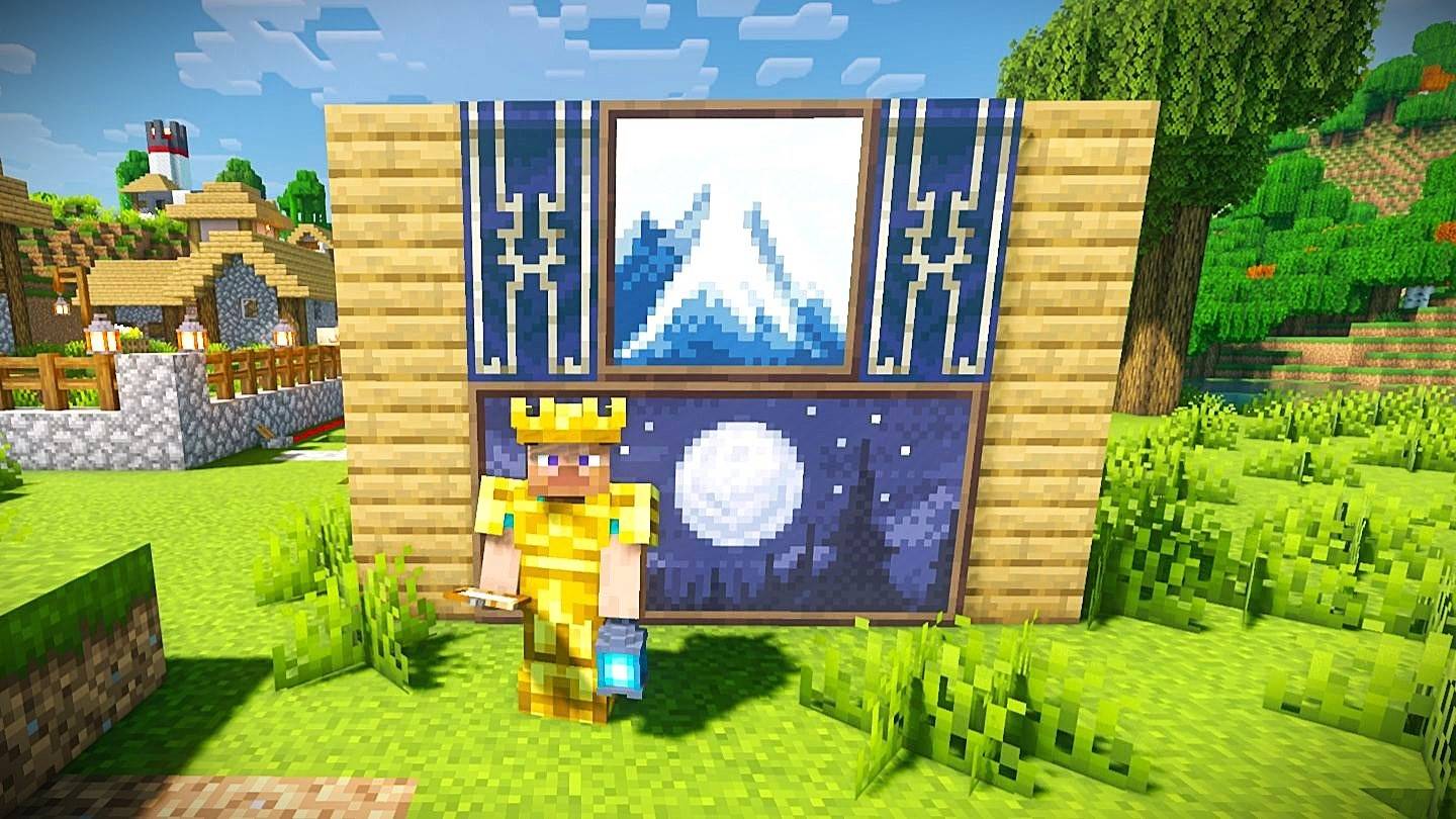 Art sa Minecraft: Paglikha ng pagpipinta ng pagpipinta