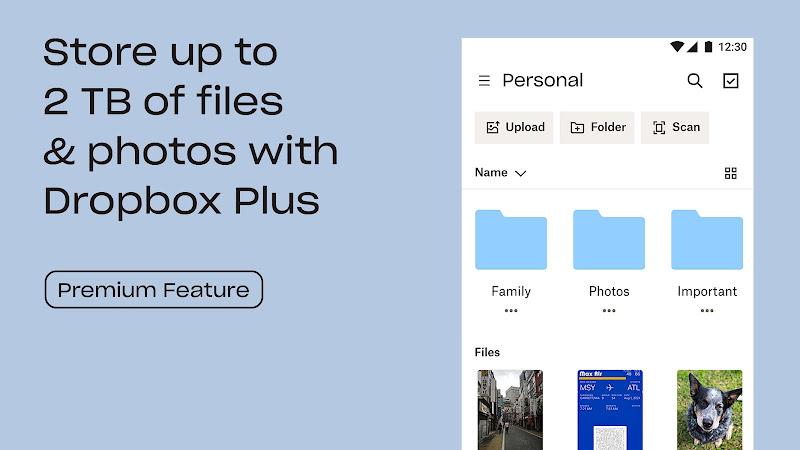 Dropbox: Cloud-Speicherplatz Captura de pantalla 2