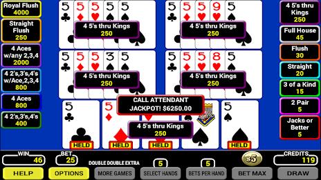 Five Play Poker Captura de tela 3