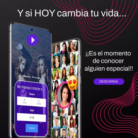 Chat, Citas y Ligar Captura de tela 0