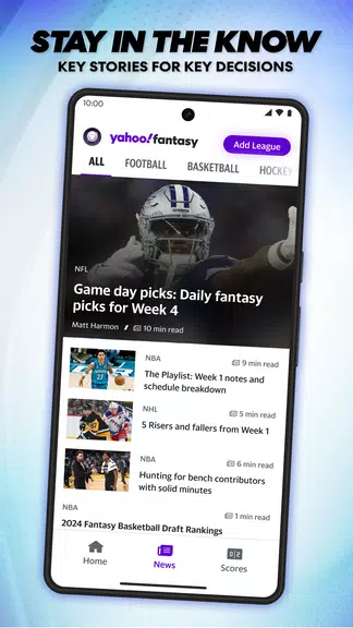 Yahoo Fantasy: Football & more Screenshot 3