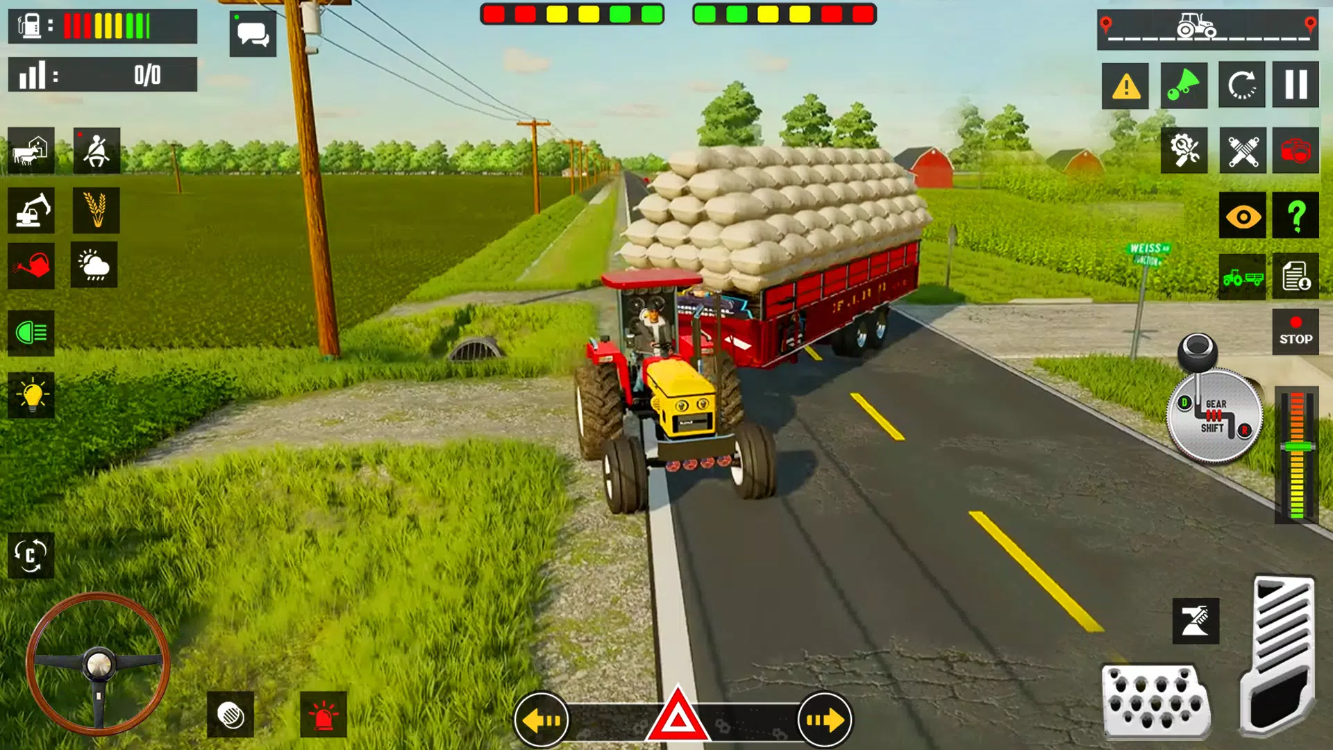 Farming Tractor Game 2023 3D Скриншот 0